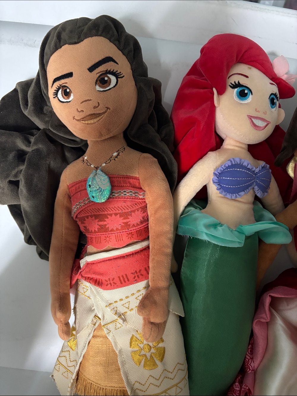 Bundle Disney Princess Plush Dolls- Ariel, Moana and Elena - Picture 5 of 15